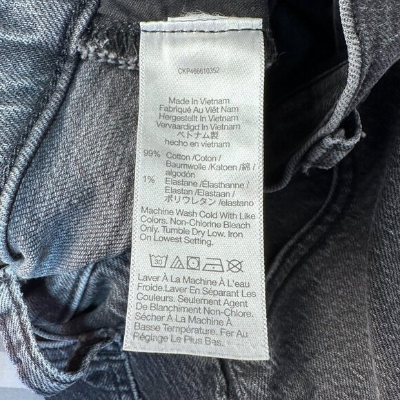 Madewell Women's The Perfect Vintage Straight Raw Hem Jean, Size 25, Lunar Wash - Picture 10 of 14